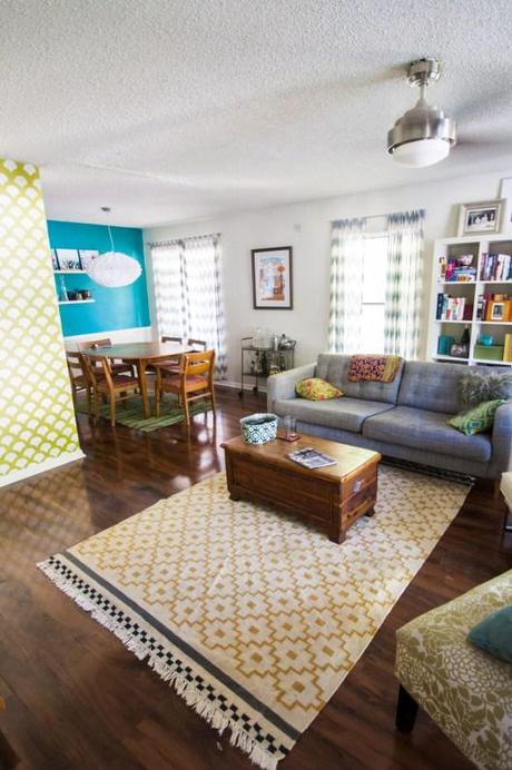 An accurate guide to installing wood flooring in 5 easy and extremely helpful steps. moderneclecticlivingroom