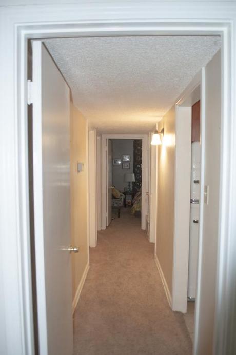 An accurate guide to installing wood flooring in 5 easy and extremely helpful steps. longhallwaybefore