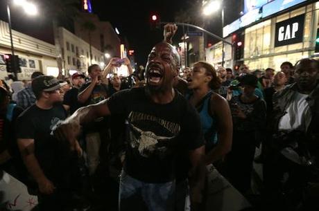 Zimmerman verdict “protest” in L.A. becomes violent riot Protest over Zimmerman verdict: High emotions