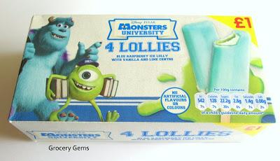 Disney Monsters University Ice Lollies Disney Monsters University Ice Lollies