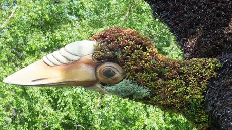 Mosaiculture 2013 at Montreal Botanical Garden Tree of Birds (long beak) - Mosaiculture - Montreal Botancial Gardens