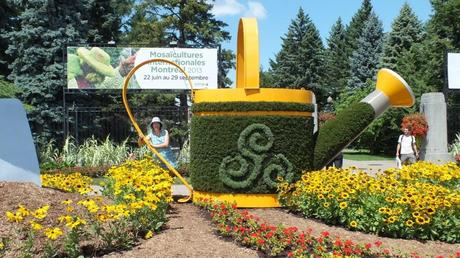 Mosaiculture 2013 at Montreal Botanical Garden Main Entrance gate for Mosaiculture - Montreal Botancial Gardens