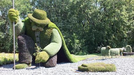 Mosaiculture 2013 at Montreal Botanical Garden The Man Who Planted Trees (front view) - Mosaiculture - Montreal Botancial Gardens