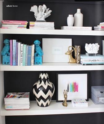 My Current Obsession: Shelf Styling