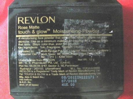 Revlon  Touch & Glow Moisturising Powder-Review