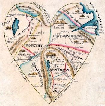 An 1830s Depiction Of What's Inside A Woman's Heart