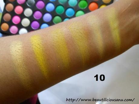BH Cosmetics 120 Color Eyeshadow Palette ~ 2nd Edition : Swatches BH Cosmetics 120 Color Eyeshadow Palette ~ 2nd Edition : Swatches