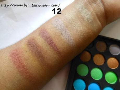 BH Cosmetics 120 Color Eyeshadow Palette ~ 2nd Edition : Swatches BH Cosmetics 120 Color Eyeshadow Palette ~ 2nd Edition : Swatches