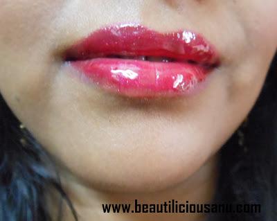 Lipstick Challenge Day 5 : Sleek MakeUp Shimmer Glaze Lipgloss 764 Cherub