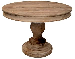 Hermosa Round Dining Table in Reclaimed Wood