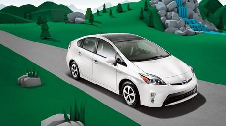 The available Solar Roof is embedded with solar panels that can power a fan to circulate ambient air through the cabin when Prius is parked in direct sunlight. (Credit: Toyota)