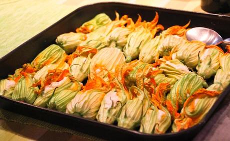 Baked Zucchini Flowers with a Creamy Ricotta Filling IMG_8098