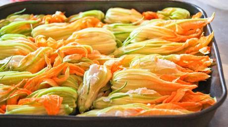 Baked Zucchini Flowers with a Creamy Ricotta Filling IMG_8081