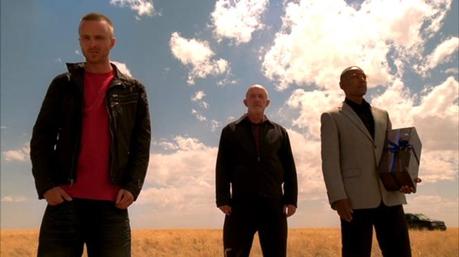 Breaking Bad: Gus Fring’s Mexican Vendetta in “Salud” The three men, respectively nervous, guarded, and stoic, wait for their plane to Mexico.