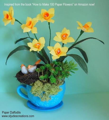paper daffodil tutorial