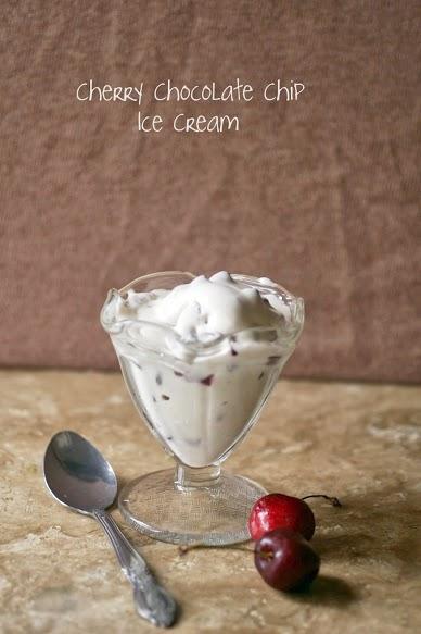 Chocolate Cherry Ice Cream for #IceCreamWeek 011
