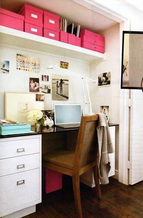Quick tips for making over your home office closet turned office space