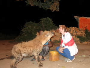 Getting An Ethiopian Visa at Addis Ababa Airport, Ethiopia feeding hyenas mouth to mouth in Harar