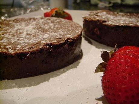 Flourless chocolate cakes, September 2009
