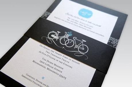 bicycles wedding invitation bicycles wedding invitation