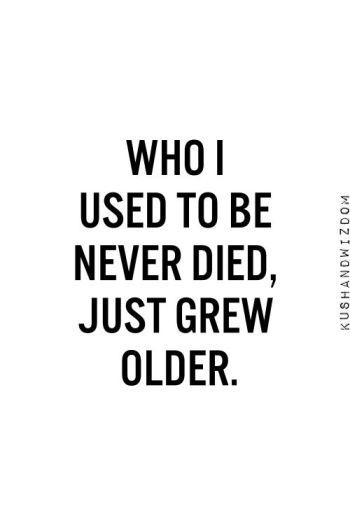 It’s My Party, And I Won’t Cry. I Don’t Want To. Who I Used To Be