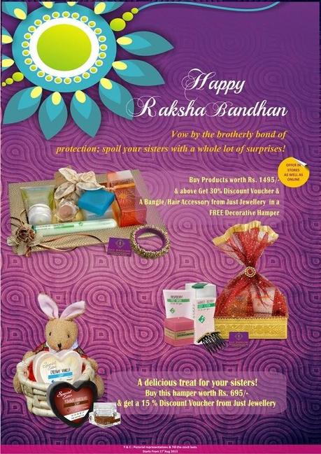 The Nature's Co.: Raksha Bandhan treats for your sister!, Raksha Bandhan, gifts, The Nature's Co, brother, sister, offers, makeup and beauty blog,press release