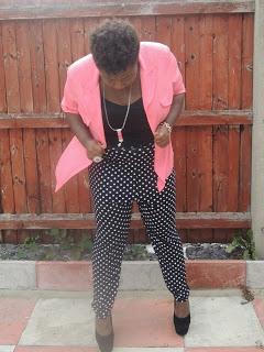 Polka Dots and Peaches Outfit