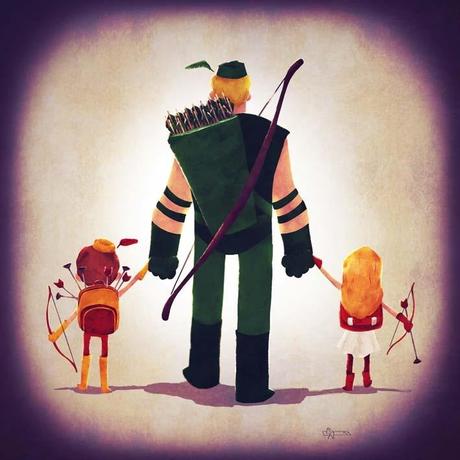 Illustrations Showing Super Heroes Taking Kids to School Causes Major Feels Image of Andry Rajoelina - Arrowdad