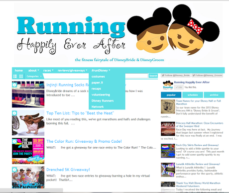 Blog makeover, #runDisney tab, and our sister page