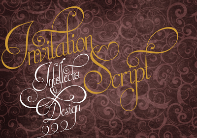 New Wedding Font Debut: Invitation Script