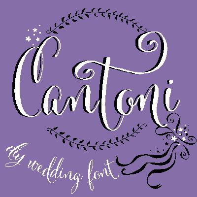 Post image for Cantoni DIY Wedding Font