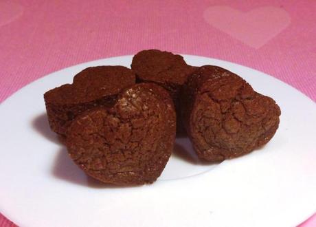 nutella brownies heart shape three ingredient recipe small bites