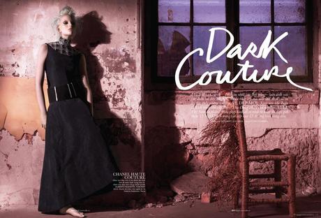 Chrystal Copland in Chanel Haute Couture © Benjamin Kanarek