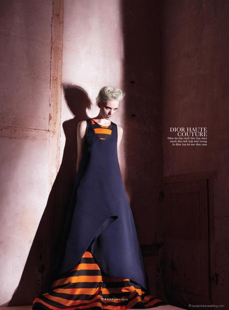 Chrystal Copland in Dior Haute Couture © Benjamin Kanarek
