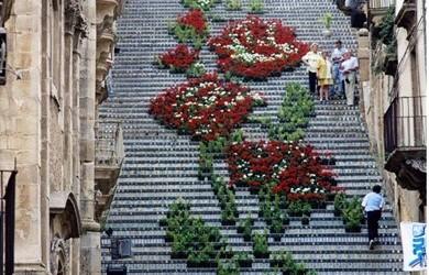 The Grand Staircase of Santa Maria del Monte, Italy