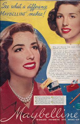 Before and After, 1940's Maybelline Ads