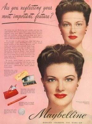Before and After, 1940's Maybelline Ads