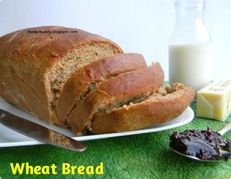 Whole Wheat Sandwich Bread / How To Make Whole Wheat Bread From Scratch / No Egg Bread Recipe