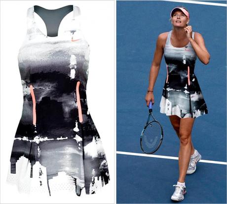 2013 US Open Maria Sharapova Nike Night Dress