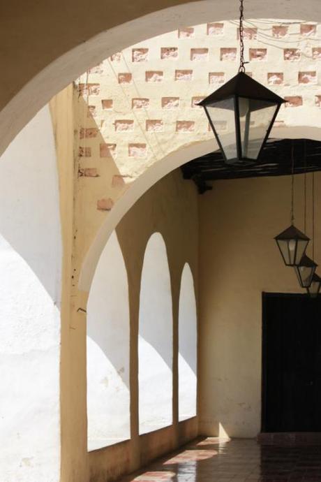 DAILY PHOTO: Portico in Sunlight Taken in the Summer of 2009 at the Monastery at Valladolid.