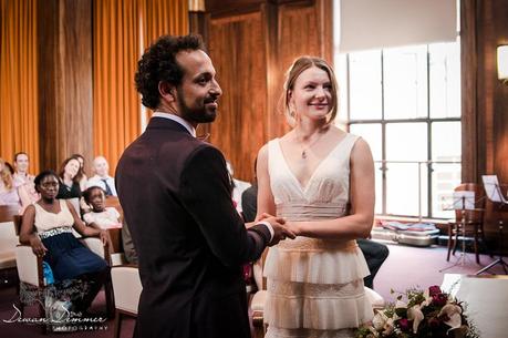 Wedding Ceremony at the Stoke Newington Town hall | Dewan Demmer Photography