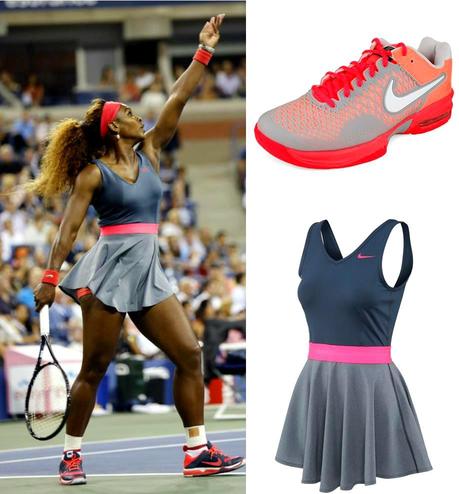 Serena Williams in her 2013 US Open Nike Night Dress