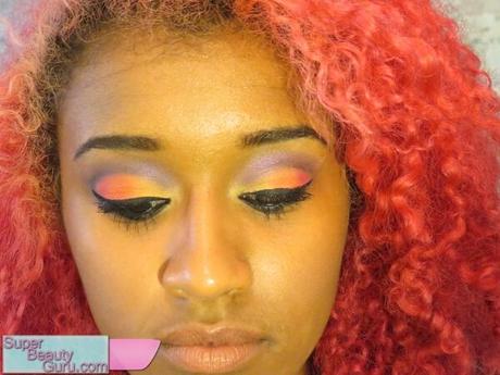 sunset eyes makeup tutorial