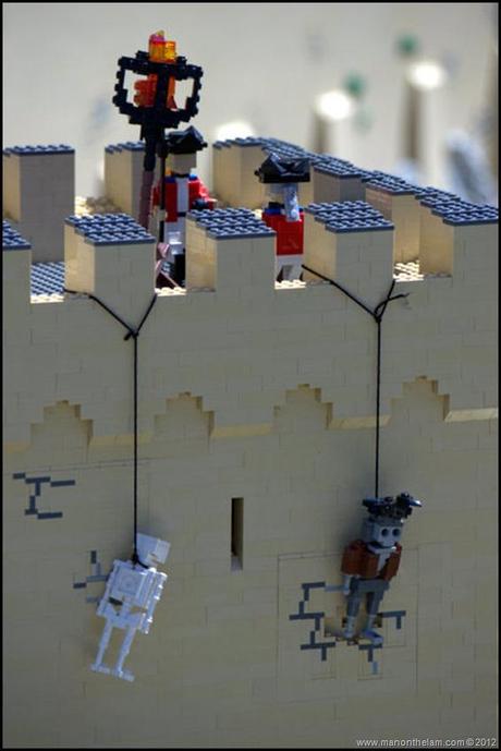 An old-fashioned public hanging -- Lego style. Miniland USA, Legoland Florida, Aeroplan Welcome Aboard Event