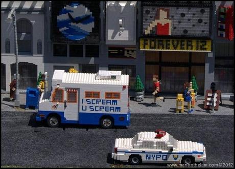 Ice cream truck in NYC, ice cream van, lego police car, lego truck,  Legoland Florida, Aeroplan Welcome Aboard Event