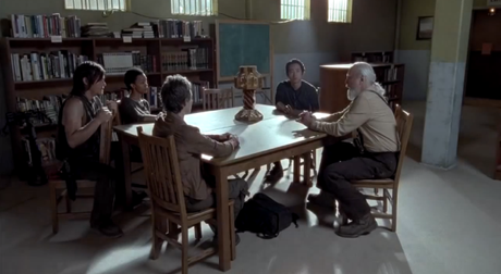 Daryl, Carol, Glenn, Herschel and Sasha Meeting The Walking Dead Season 4