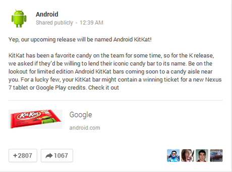 Android Kitkat Confirmation