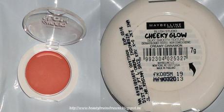 Maybelline Cheeky Glow Blush - Shade Creamy Cinnamon Review