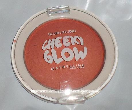 Maybelline Cheeky Glow Blush - Shade Creamy Cinnamon Review