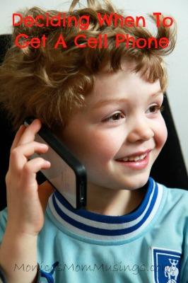 Deciding When To Get A Child A Cell Phone cell phone